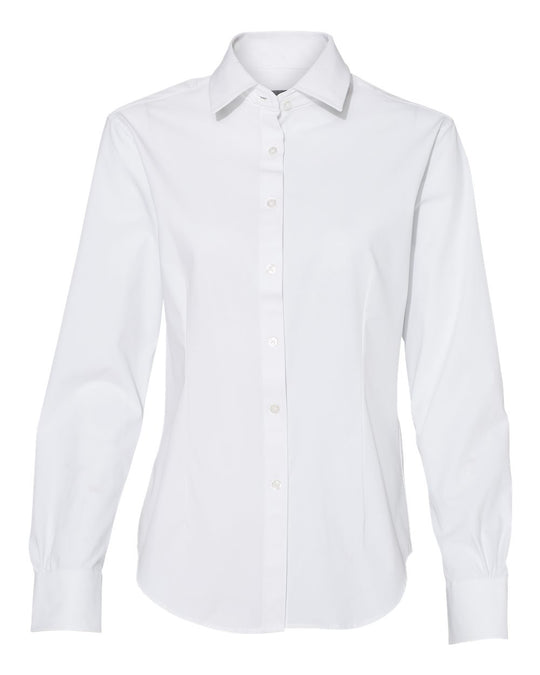 Van Heusen Womens Flex 3 Shirt With Four-Way Stretch, XL, White