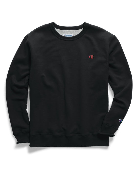 Champion Men`s Powerblend Fleece Pullover Crew