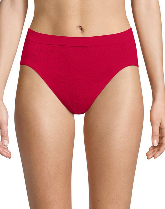 Bali Womens Comfort Revolution Microfiber Hi-Cut Panty, 3-Pack