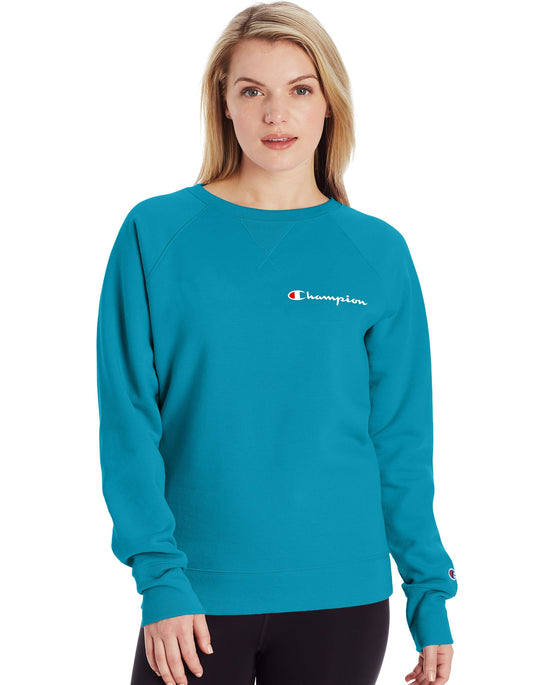 Champion Womens Powerblend Fleece Boyfriend Crew
