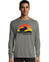 Hanes Mens ComfortWash National Parks Graphic Long Sleeve Tee