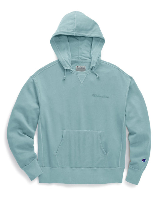 Champion Mens Vintage Dye Fleece Pullover Hoodie
