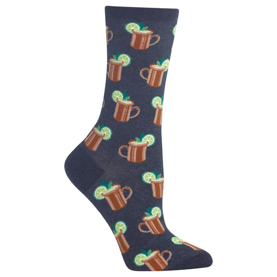 Hot Sox Womens Moscow Mule Crew Socks