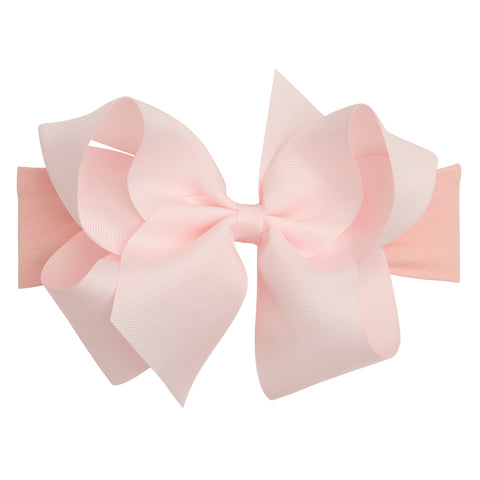 Elegant Baby Girls Headband with 6" Bow