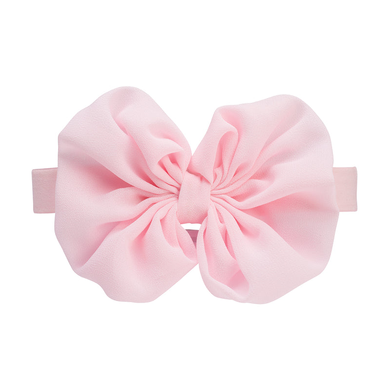 Elegant Baby Girls Headband with Chiffon Bow