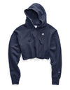 Champion Life Womens Reverse Weave Cropped Cut Off Pullover Hoodie