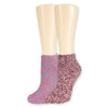 Dr. Scholls Womens American Lifestyle Collection Fuzzy Spa Low Cut Socks 2 Pair