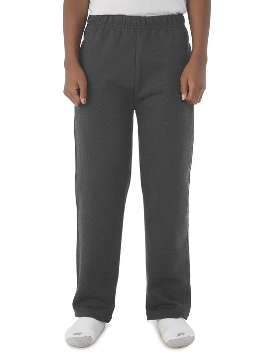 Jerzees Youth NuBlend Pocketed Open-Bottom Sweatpants