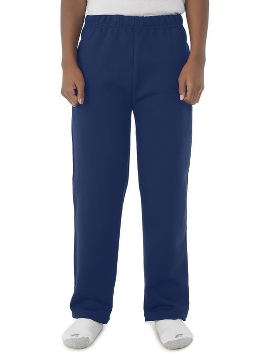Jerzees Youth NuBlend Pocketed Open-Bottom Sweatpants