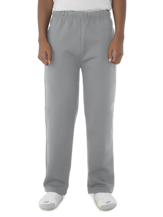 Jerzees Youth NuBlend Pocketed Open-Bottom Sweatpants