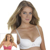 Lily of France Value Collection Women`s 2-Pack Smooth Lace Push Up Bra