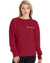 Champion Womens Powerblend Fleece Boyfriend Crew