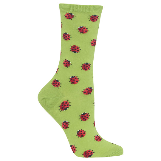 Hot Sox Womens Ladybug Socks