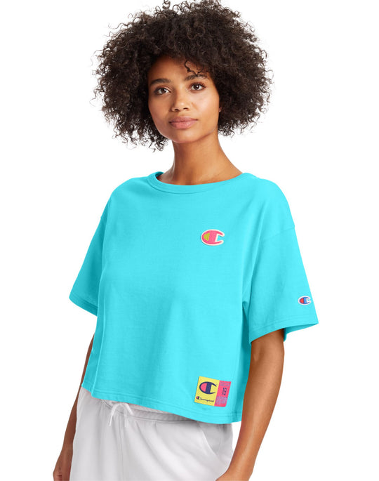 Champion Life Womens Heritage Crop Tee