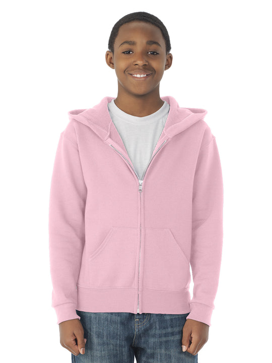 Jerzees Youth NuBlend Full Zip Hooded Sweatshirt