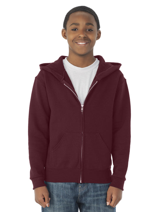 Jerzees Youth NuBlend Full Zip Hooded Sweatshirt