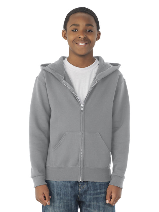 Jerzees Youth NuBlend Full Zip Hooded Sweatshirt
