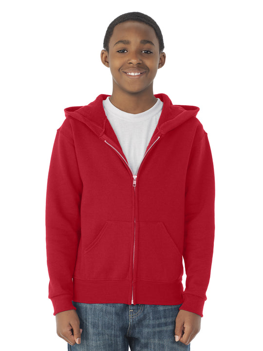 Jerzees Youth NuBlend Full Zip Hooded Sweatshirt