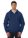 Jerzees Adult NuBlend Quarter Zip Hooded Sweatshirt