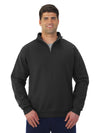 Jerzees Mens NuBlend Quarter Zip Cadet Collar Sweatshirt