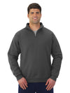 Jerzees Mens NuBlend Quarter Zip Cadet Collar Sweatshirt