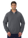 Jerzees Mens NuBlend Quarter Zip Cadet Collar Sweatshirt