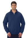 Jerzees Mens NuBlend Quarter Zip Cadet Collar Sweatshirt