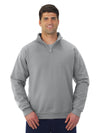 Jerzees Mens NuBlend Quarter Zip Cadet Collar Sweatshirt