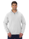 Jerzees Mens NuBlend Quarter Zip Cadet Collar Sweatshirt