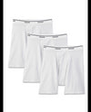 Fruit Of The Loom Mens Coolzone White Boxer Briefs 3-Pack