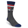 K. Bell Mens Land of the Free Crew Socks - American Made