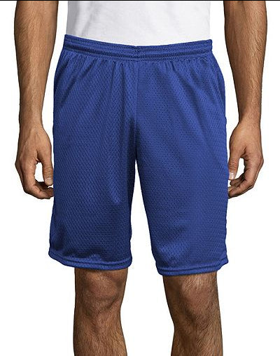 Hanes Mens Sport Mesh Pocket Shorts