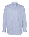 Van Heusen Mens Blue Suitings Non-Iron Patterned Shirt, XL, Royal Blue