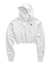 Champion Life Womens Reverse Weave Cropped Cut Off Pullover Hoodie