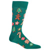 Hot Sox Mens Christmas Cookies Crew Socks