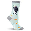 K. Bell Womens Penguin Crew Socks