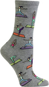 Hot Sox Womens Yoga Crew Socks
