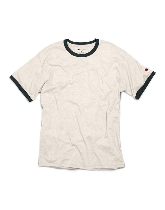 Champion Mens Short Sleeve Triblend Ringer T-Shirt