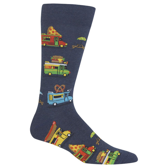 Hot Sox Mens Food Truck Crew Socks