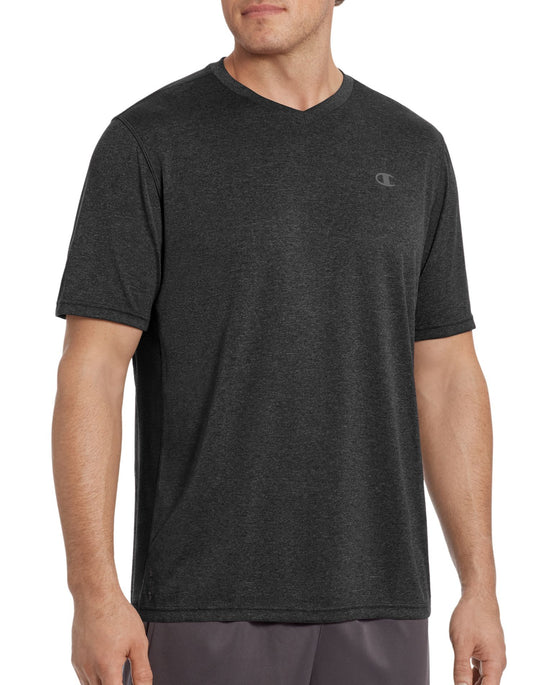 Champion Vapor Men’s Heather V-Neck Tee