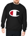 Champion Mens Big & Tall Fleece Crew, C Logo