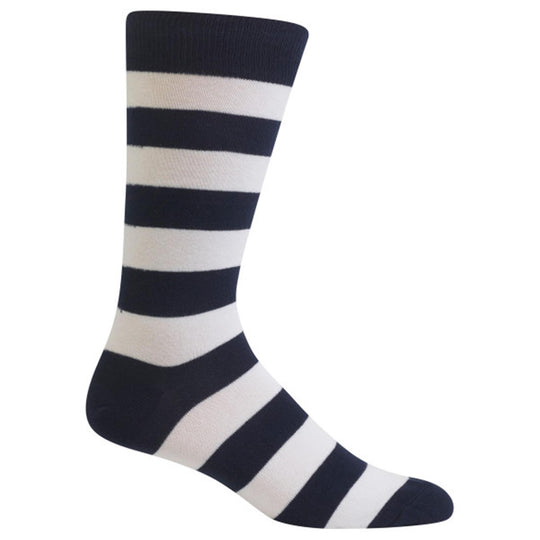 Hot Sox Mens College Rugby Stripe Socks