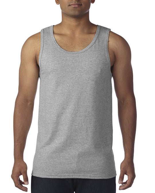 Gildan Mens Heavy Cotton Tank Top, XS, Turf Green