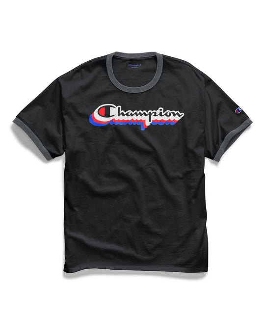 Champion Mens Classic Jersey Ringer Tee