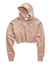 Champion Life Womens Reverse Weave Cropped Cut Off Pullover Hoodie