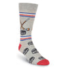 K. Bell Mens What The Puck Crew Socks