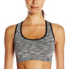 Lily of France Seamless Women`s Reversible Crop Sports Bra