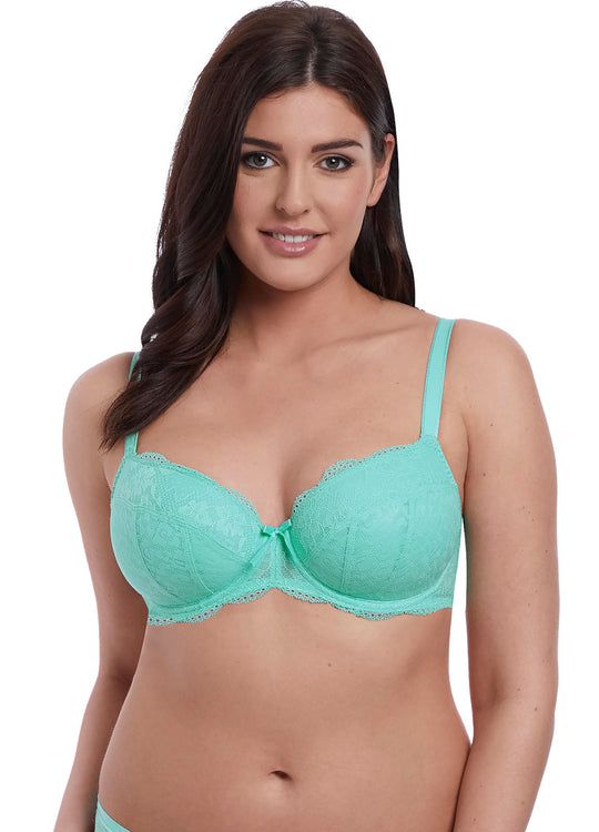 Freya Womens Fancies Underwire Padded Half Cup Bra