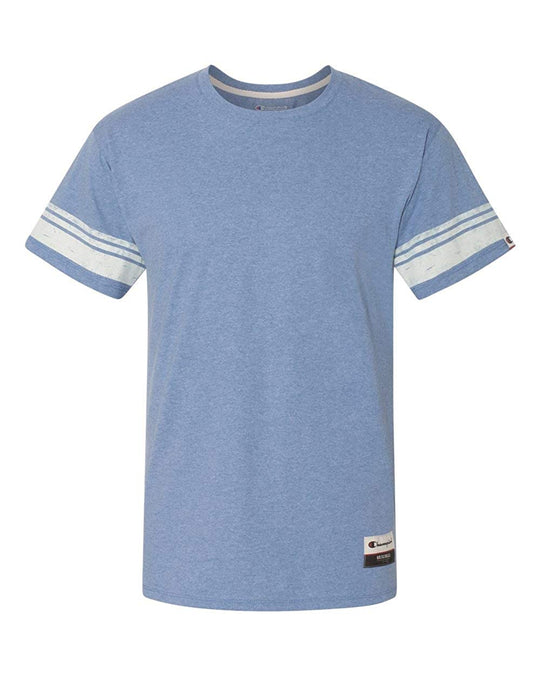 Champion Mens Authentic Originals Triblend Short Sleeve Varsity T-shirt