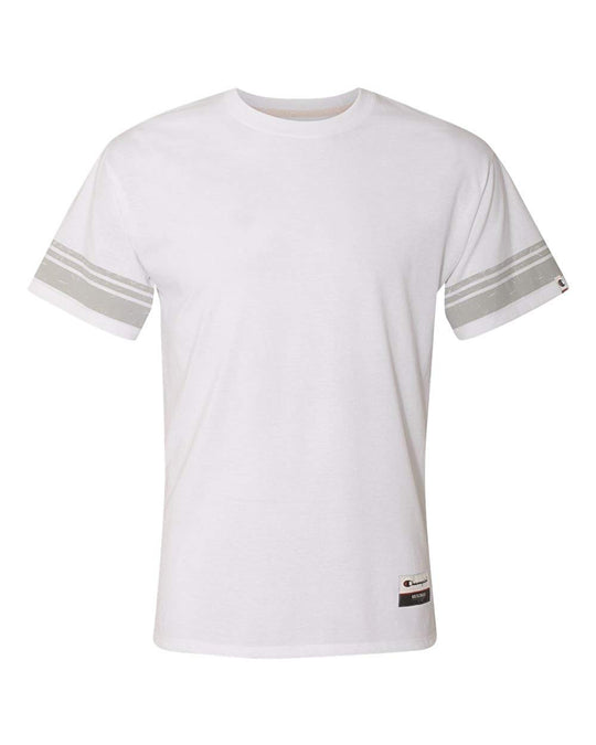 Champion Mens Authentic Originals Triblend Short Sleeve Varsity T-shirt